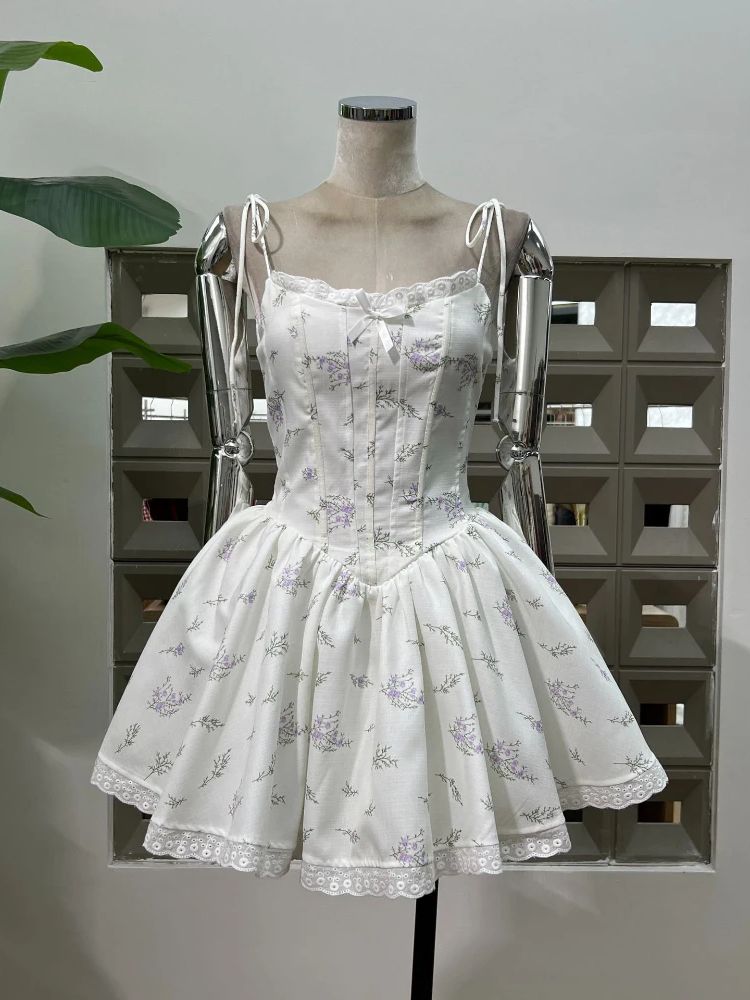 Corset Waist Cinch - Robes d'été pour femmes, mode, imprimé