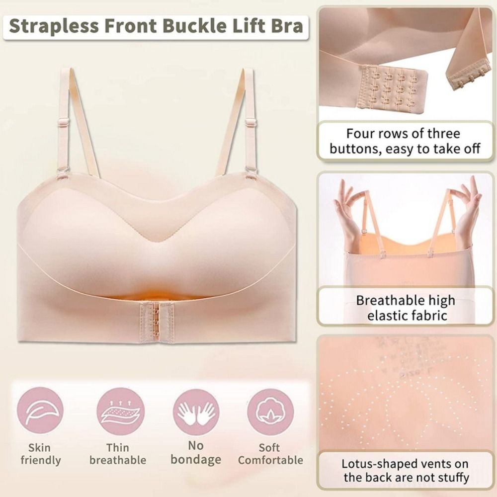 Bralette Wireless Soft - Soutien-gorge invisible sans bretelles, doux et