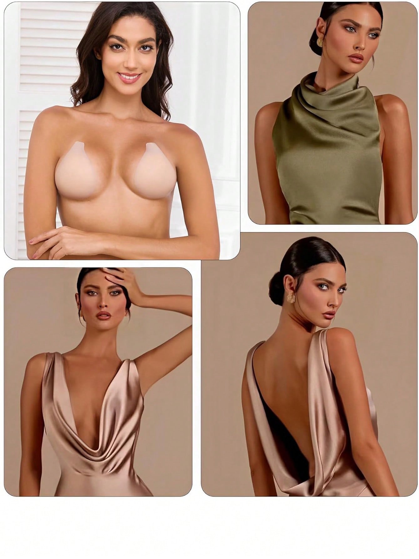 Nipple Cover Pasties - 1 paire de cache-tétons adhésifs ultra-discrets,