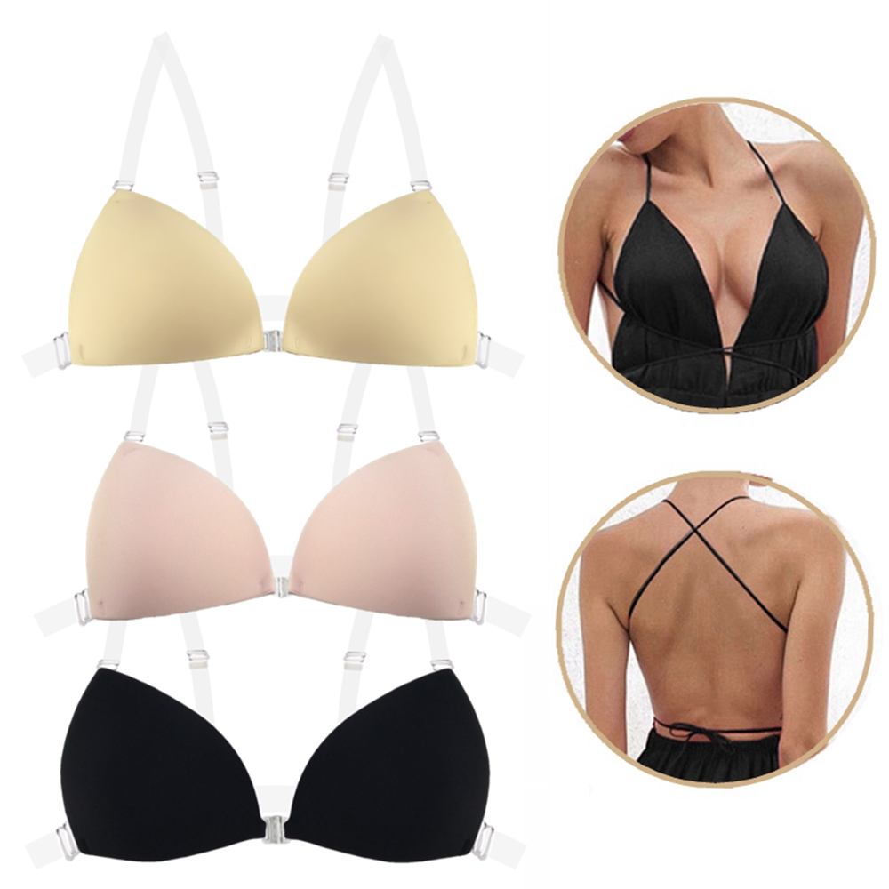 Silicone Bra Adhesive - Soutien-gorge adhésif pour femme, sans dos,