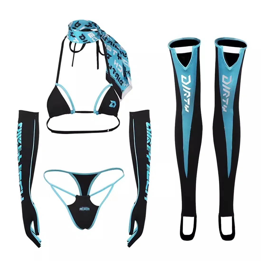 Femmes Sexy 5 pièces ensemble  - Thong Bikini Women avis et prix
