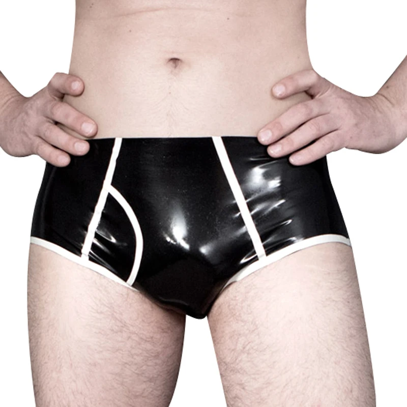 Slip de fête en Latex avec tro - Boyshort Underwear avis et prix
